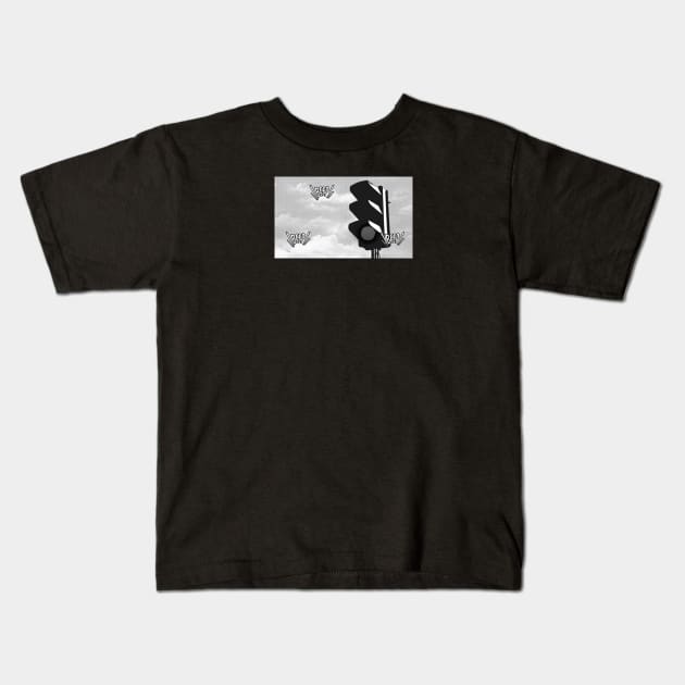 Traffic Manga Kids T-Shirt by MoonMood